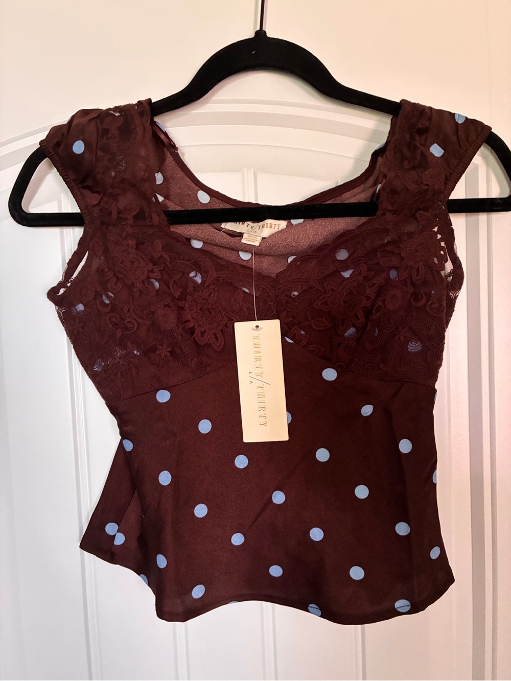 NWT! Polka Dot Blouse
